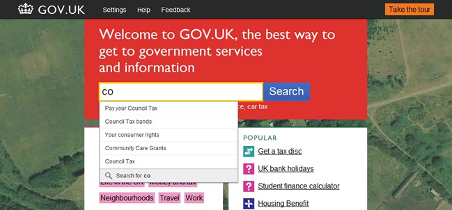 Future Trends In User Experience Web Design gov.uk Suggested Search