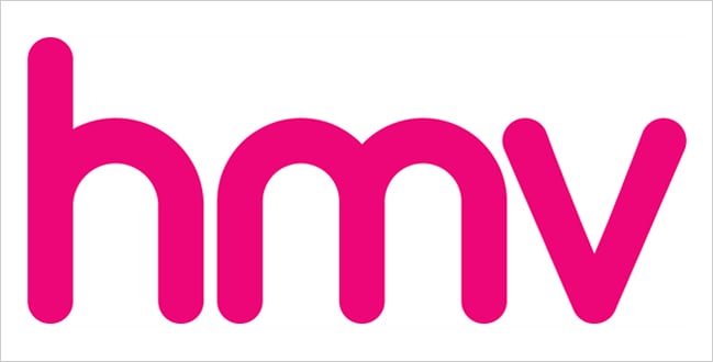 Color User Experience (UX) And Psychology - Pink hmv Logo