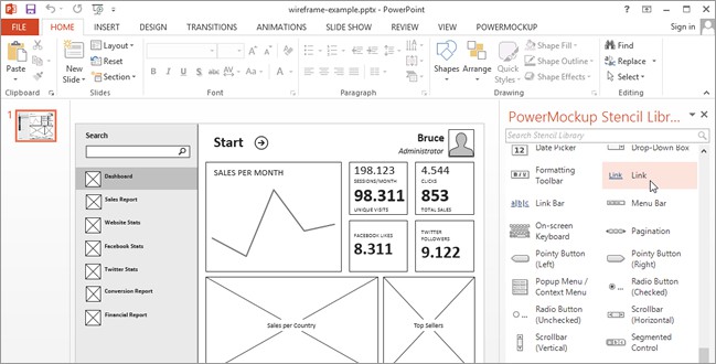 Download Wireframing And Storyboarding With Powerpoint Powermockup Usability Geek