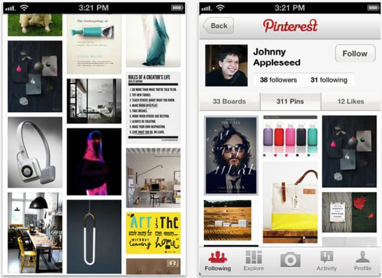 evolution-mobile-app-design-pinterest-2012