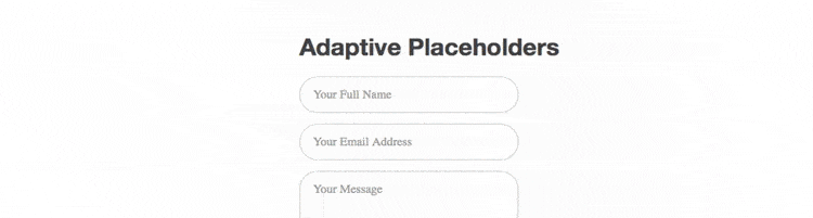An example of a registration form that makes use of adaptive placeholders (Image source: Neural Prediction Model)