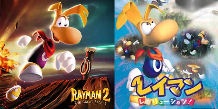 Differences in colour usage is very evident in Rayman 2's Japan release