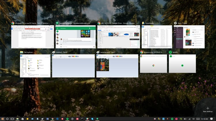 Windows 10 mimicking Mission Control