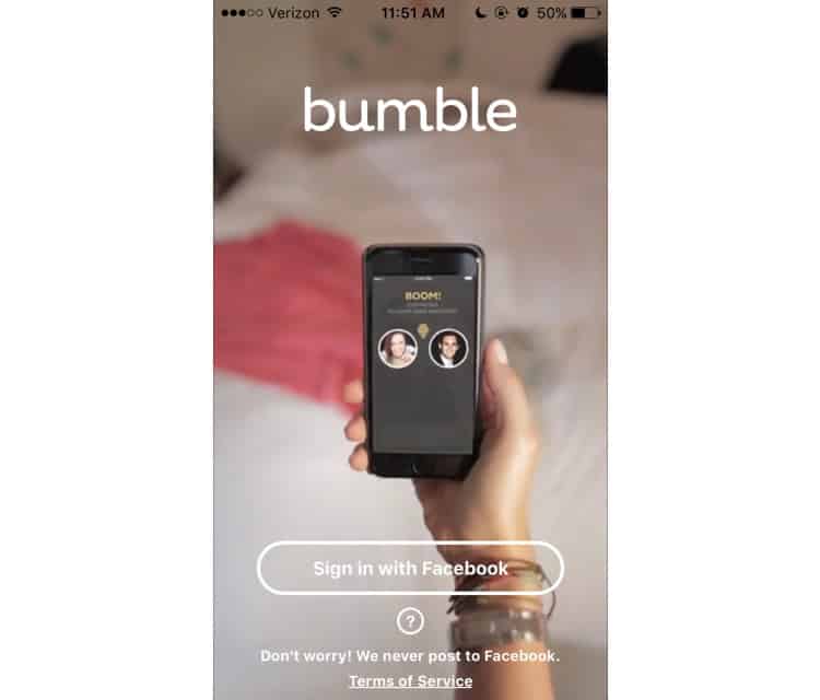 With bumble facebook login How To