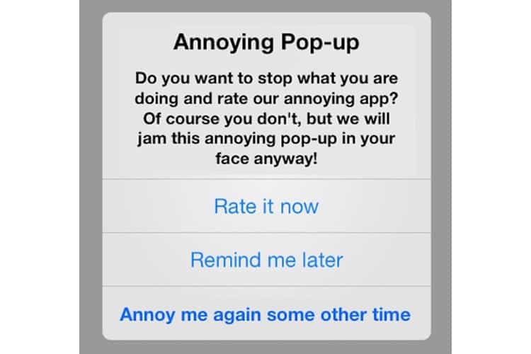 Mobile App Pop-Up Guidelines - Usability Geek