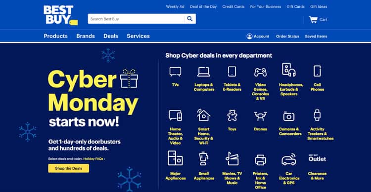 Design Trends From Cyber Monday 2018 - Usability Geek