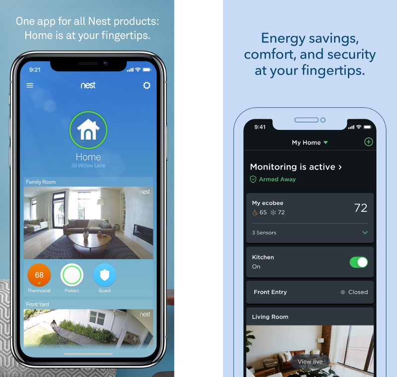 nest thermostat app